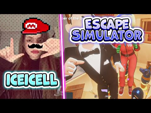 Видео: ЛИЗА с ГЛЕБОМ в Escape Simulator | iceicell, sasavot