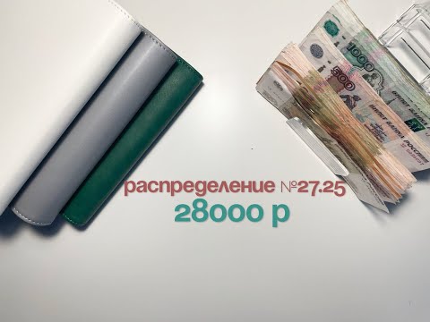 Видео: #27.25 Распределение бюджета по конвертам|Аванс мужа|Июль #бюджет