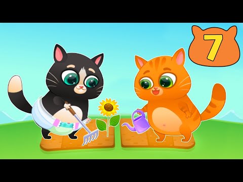 Видео: Суровый КОТИК БУБУ №7. Бубу садовод. МУЛЬТИК про котят на канале Хвостик ТВ
