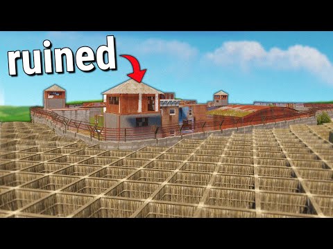 Видео: Я разместил 1 000 000 единиц древесины вокруг форпоста.