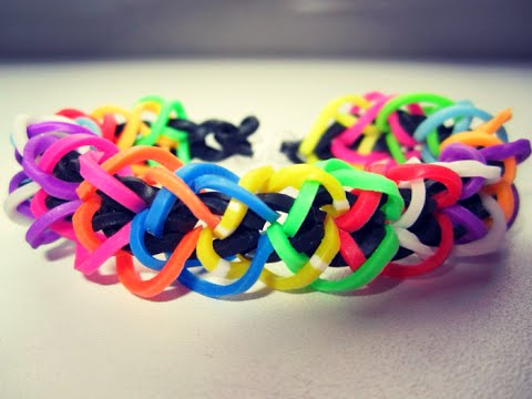 Видео: Браслет из резинок для начинающих. Как плести браслет из резинок