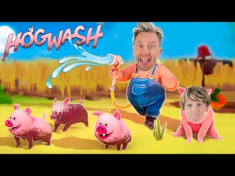 Видео: Обсвинячились по полной ! Большая свиная поМОЙКА — Что творится на этой ферме