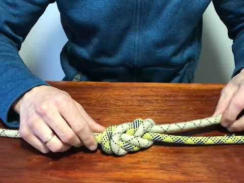 Видео: Зустрічна вісімка. В’язання вузлів.