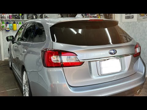 Видео: Subaru Levorg на легкой полировке кузова . Гаражный детейлинг.