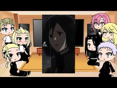 Видео: Реакция токийских мстителей на т/и (Т/и×Микасо)