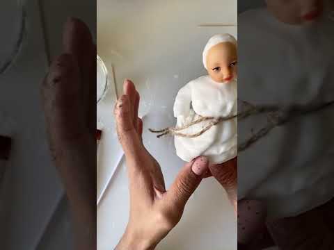 Видео: Мастер класс «Ватная кукла» часть 3