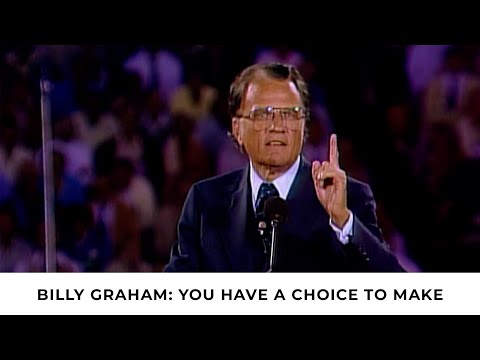 Видео: Выбор | Классическая проповедь Билли Грэма
