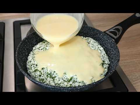 Видео: За 5 Минут Пирог С Творогом На Сковороде! Тает Во Рту! Быстро, Просто и Очень Вкусно!