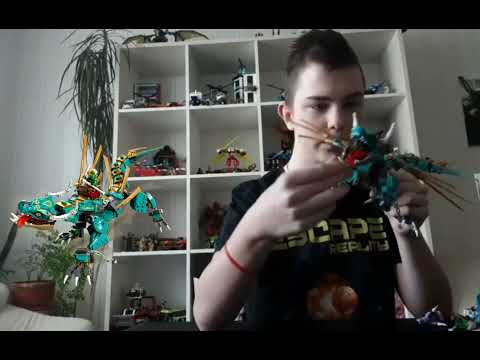 Видео: Сборка и обзор Lego Ninjago 71746 Дракон из джунглей
