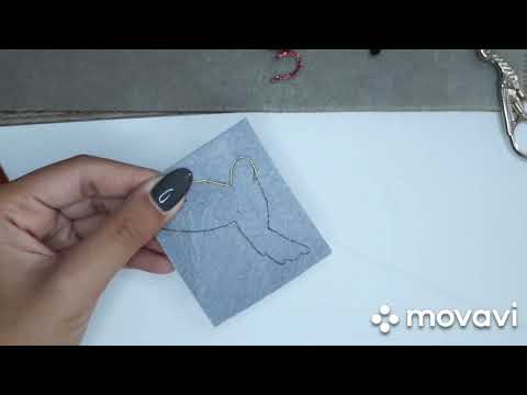 Видео: Брошь Колибри (часть1)