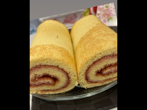 Видео: Самый простой рецепт бисквитного рулета!