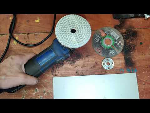 Видео: Как отшлифовать кромку стекла зеркала черепашкой очень просто