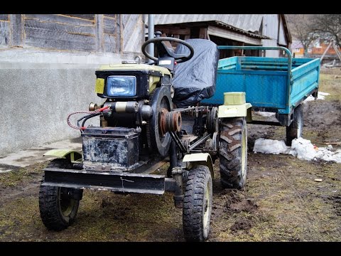 Видео: Акумулятор, проводка и генератор мототрактора