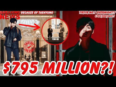 Видео: 795 000 000 долларов? Ким Тэхён только что невероятно разбогател — бренды в шоке!