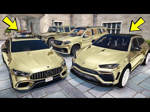 Видео: УГНАЛ КУЧУ ЗОЛОТЫХ ЧИТ ТАЧЕК ЗА 180 СЕКУНД! БИТВА ВОРОВ ГТА 5! ОБЗОР МОДА В GTA 5!