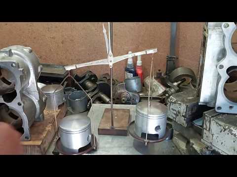 Видео: Контрольное взвешивание поршневой для двигателя Вихрь-30! Собственного изготовления!