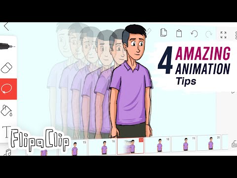 Видео: 4 потрясающих совета, как улучшить анимацию | Урок Flipaclip