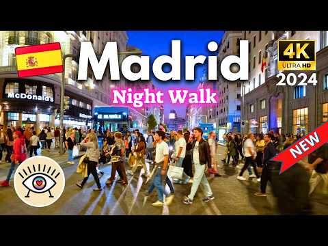 Видео: Мадрид, Испания 🔥💋 Познакомьтесь со знаменитой Мадридской ночью!🎉🙌🍺