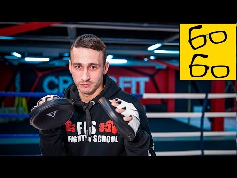 Видео: Тренировка на лапах в стиле Мейвезера — скоростная работа на тактических лапах от Владимира Карпела