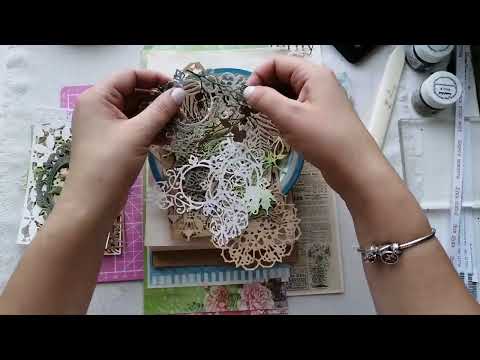 Видео: Блокнот растрепыш часть 1. Сборка и декор тетрадей. Запись эфира. ScrapMania