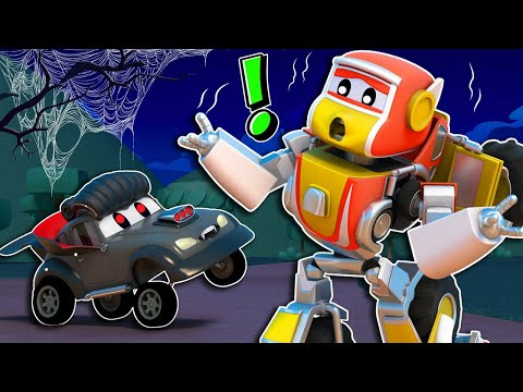 Видео: РОБОТЫ МАШИНКИ против УЖАСНЫХ МОНСТРОВ
