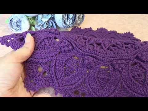 Видео: Салфетка "Фернанда" ряд 1-2