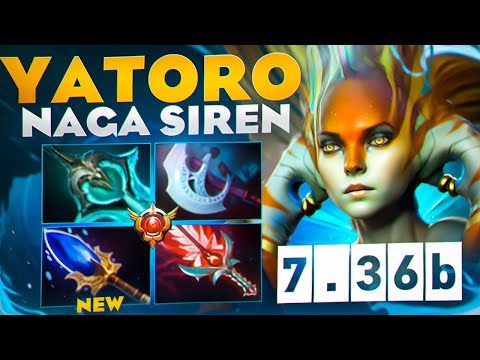 Видео: НОВАЯ НАГА ОТ ЛУЧШЕГО КЕРИ - YATORO🔥| Naga Siren 7.36b