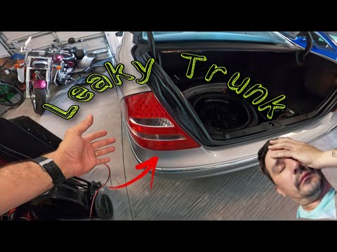Видео: Вода в багажнике вашего Mercedes — как это исправить