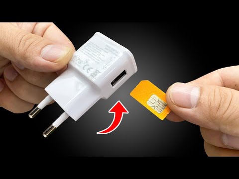 Видео: Вставьте SIM-карту в зарядное устройство! То, что происходит, шокирует вас! Советы авторам