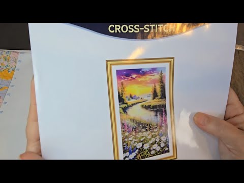 Видео: Распаковка новой картины «Фея» с вышивкой крестом