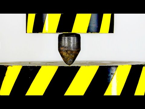 Видео: 500 ТОННЫЙ ГИДРАВЛИЧЕСКИЙ ПРЕСС ПРОТИВ ОГРОМНОГО ЗУБА ИЗ КАРБИДА ВОЛЬФРАМА
