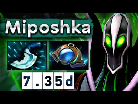 Видео: Мипошка на Рубике в золотом сете! - Miposhka Rubick 7.35 DOTA 2