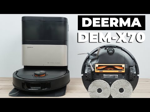 Видео: Deerma DEM-X70: недорогой моющий робот-пылесос со станцией "Всё в одном"🔥 ОБЗОР и ТЕСТ✅