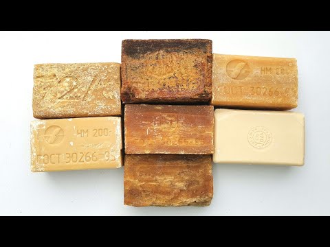 Видео: ASMR cutting soap. Satisfying video. АСМР резка мыла.