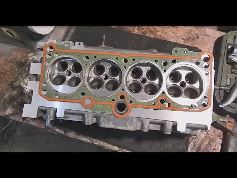 Видео: Ч2. Ремонт ГБЦ Volkswagen Passat B3 ДВС 9A 16V.