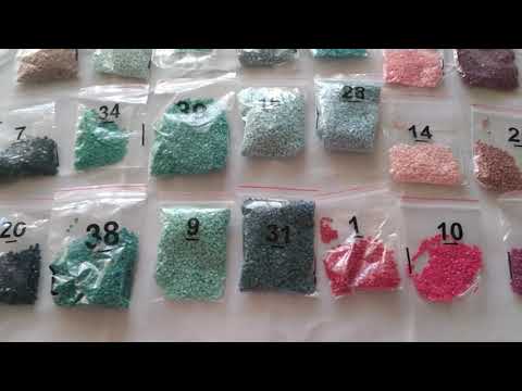 Видео: Алмазная мозаика "Фламинго"