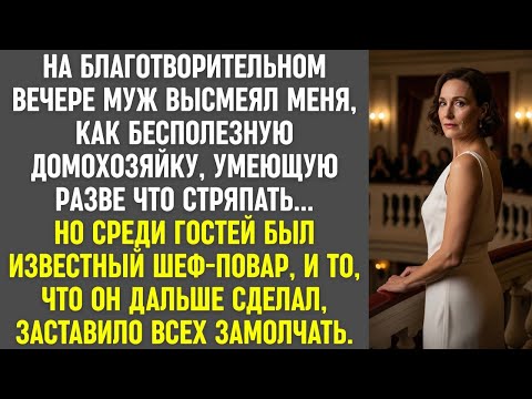 Видео: Муж шутил, что я лишь домохозяйка. Но известный шеф-повар в зале сделал то, от чего все онемели.