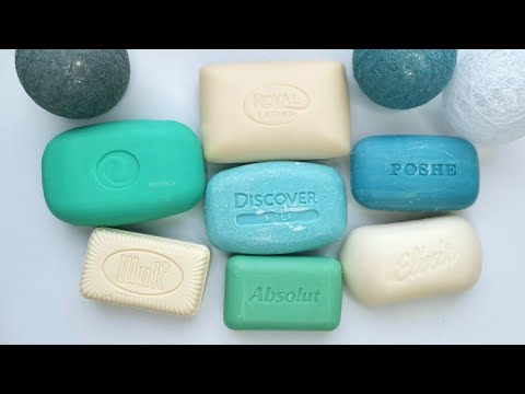 Видео: 💚💙🤍ASMR. Cutting soap. Carving soap. Резка мыла. АСМР