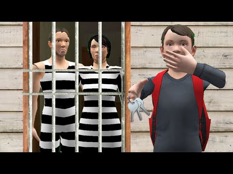 Видео: РОДИТЕЛЕЙ АРЕСТОВАЛИ 😰 ИХ ПОСАДЯТ ??? 🩸 | SchoolBoy Runaway