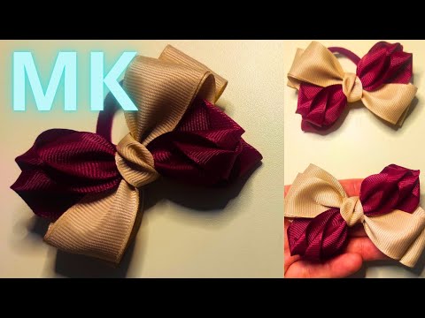 Видео: Это любовь! 💕 Модный бантик из репсовой ленты 25 мм — Учитесь вместе с нами!