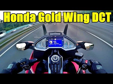 Видео: Honda GL 1800 Gold Wing Tour DCT. Обзор с места водителя.