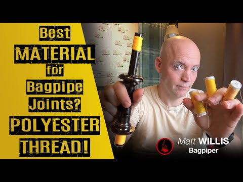 Видео: Лучший материал для соединений вашей волынки! Полиэстеровая нить!