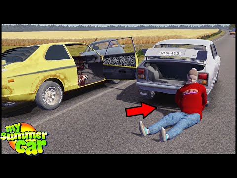 Видео: СПАС ДЕВУШКУ и ОТВЕЗ ЕЕ К СЕБЕ! Попал В ДТП! - My Summer Car