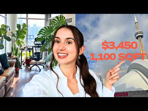 Видео: Мой тур по кондоминиумам в Торонто | Что вы получите за 3450 долларов в центре Торонто