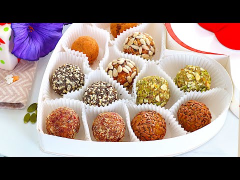 Видео: 6 полезных сладостей - без сахара. Идеально подходит для похудения. Коробочка сладостей для любимых