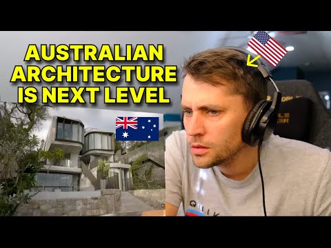Видео: Американец отреагировал на невероятную современную архитектуру домов в Австралии