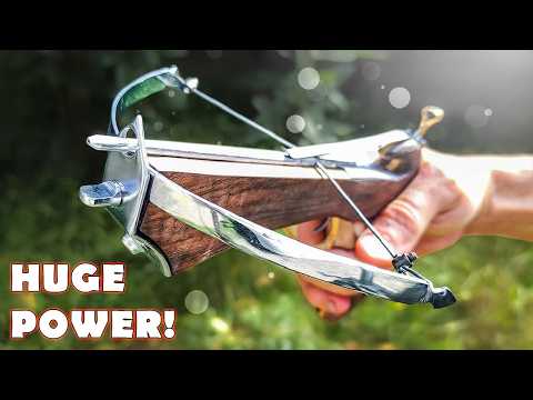 Видео: Куём Мини-Арбалет из РЖАВОЙ Пружины