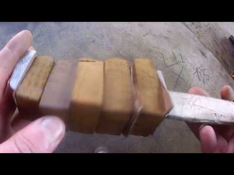 Видео: Нож из обоймы подшипника