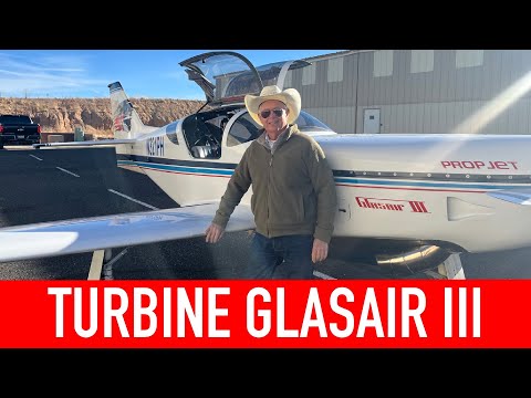 Видео: Редкий, чрезвычайно быстрый турбовинтовой реактивный самолет Glasair III