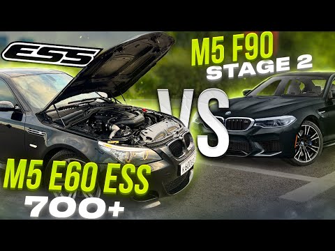 Видео: BMW M5 E60 ESS Supercharger VS M5 F90 Stage2. V10 НА КОМПРЕССОРЕ